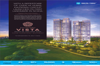 Book 3 & 4 bhk apartments at Rs 2.65 Cr. at Kalpataru Vista in Noida
